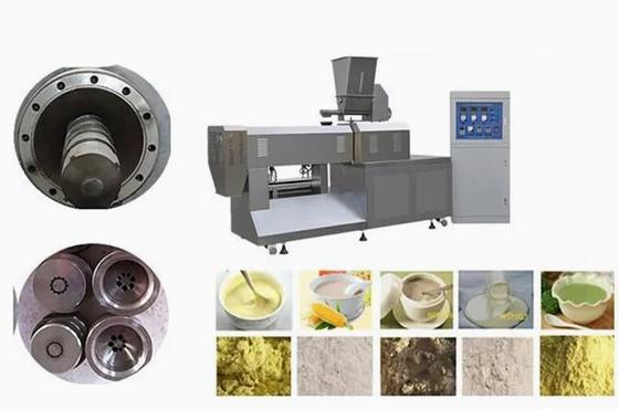 Năng suất cao tự động vật liệu thép không gỉ với hình dạng khác nhau của đùn thực phẩm đôi vít đùn dòng