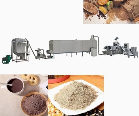 Thép không gỉ thực phẩm đùn máy / thiết bị với hai máy đùn trục vít