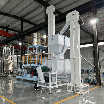 Thép không gỉ đôi trục vít khô thực phẩm cho thú cưng thiết bị đùn cho chó, chim