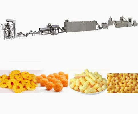 Máy tự động đóng gói Snack Extruder, 3 D Snack Pellets Fryums Making Machine