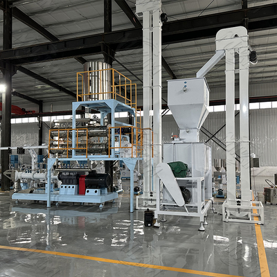 Thức ăn gia súc Hai máy đùn trục vít Máy / thiết bị thực phẩm cho chó
