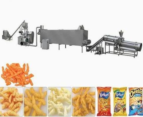 Máy đùn trục vít đơn 3D Snacks Pellet Máy sản xuất thực phẩm cho lúa mì, gạo, ngô