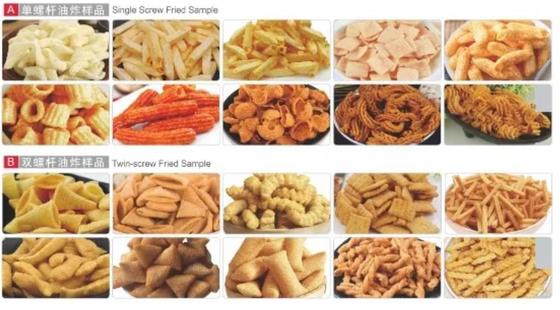 Máy đùn trục vít đơn 3D Snacks Pellet Máy sản xuất thực phẩm cho lúa mì, gạo, ngô