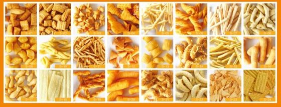 Thép không gỉ 3D viên Bugles Snack Extruder Máy, máy đùn trục vít đơn
