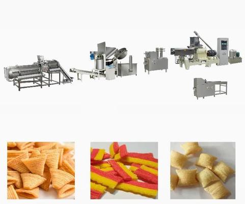Thép không gỉ 3D viên Bugles Snack Extruder Máy, máy đùn trục vít đơn