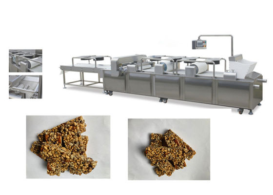 Thanh ngũ cốc bằng thép không gỉ Máy làm thanh Granola Máy cắt cán