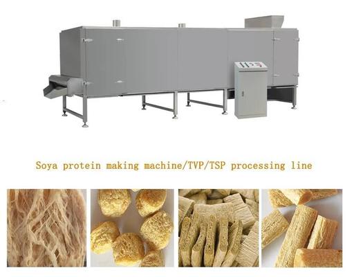 Khăn ăn / Khô ăn Xúc xích Thực phẩm Protein snack food Extruder Production Line