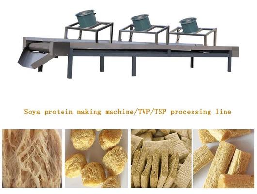 Máy tự động ép đùn đậu nành / dây chuyền sản xuất thực phẩm Protein