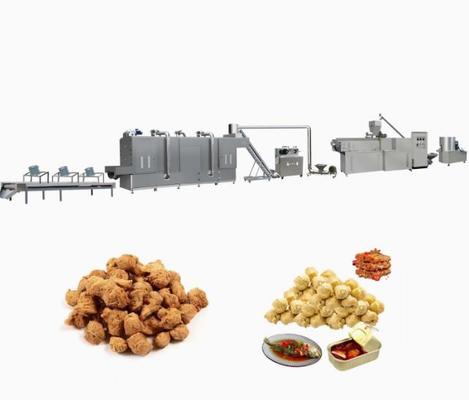 Máy xay đậu nành có kết cấu / máy ép đùn đậu nành Dây chuyền sản xuất