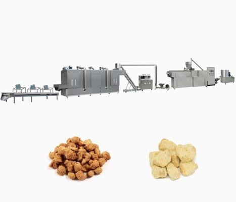 Máy xay đậu nành có kết cấu / máy ép đùn đậu nành Dây chuyền sản xuất