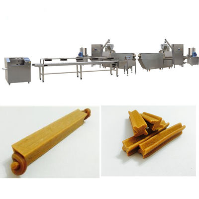 Răng Sạch Pet Điều trị Máy đùn Chó Điều trị Dây chuyền Sản xuất Điều trị Nha khoa Cắt