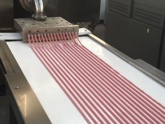 Dải thịt chó Máy ép đùn lạnh Thức ăn cho chó Dây chuyền đùn dải thịt