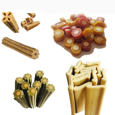 Các hình dạng khác nhau Máy điều trị vật nuôi Chó nhai thức ăn nhẹ Thiết bị chế biến thực phẩm Máy đùn