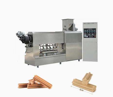 Dây chuyền sản xuất PET nhai 100KW Máy xử lý vật nuôi Thép không gỉ