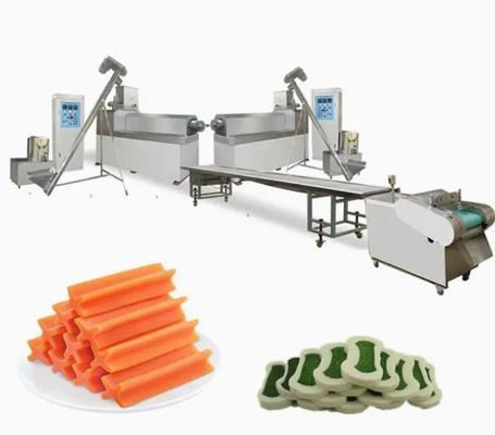 Dây chuyền sản xuất PET nhai 100KW Máy xử lý vật nuôi Thép không gỉ