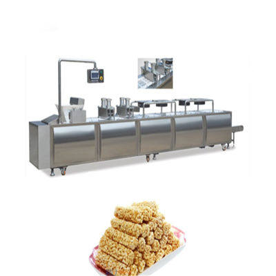 Thực phẩm cho người Máy tạo hình thanh năng lượng Granola 300 ~ 500kg mỗi giờ