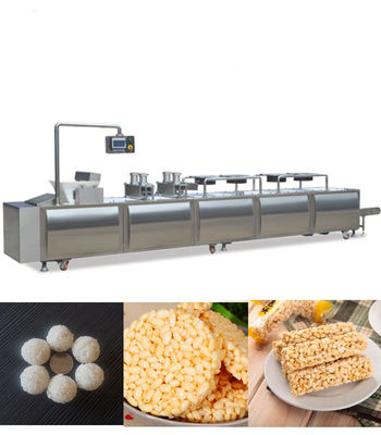 Thực phẩm cho người Máy tạo hình thanh năng lượng Granola 300 ~ 500kg mỗi giờ