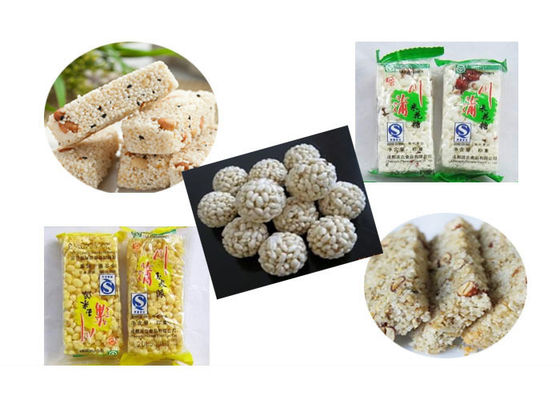 Poped rice / đậu phộng / hạt Bar Baring Machine 640 x 126mm Kích thước khuôn