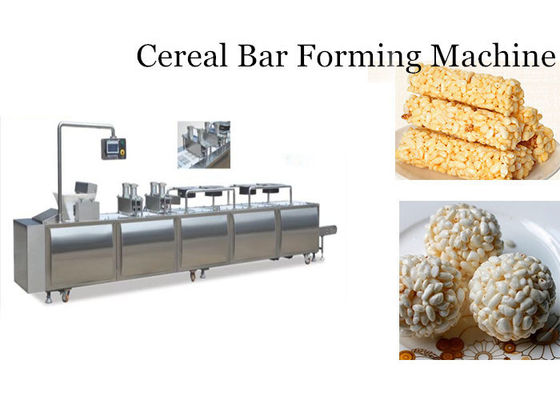 Crispy Puffed Snack Barbecue Ngũ cốc Ngũ Cốc Bar Hình thành Máy SUS304 Chất liệu