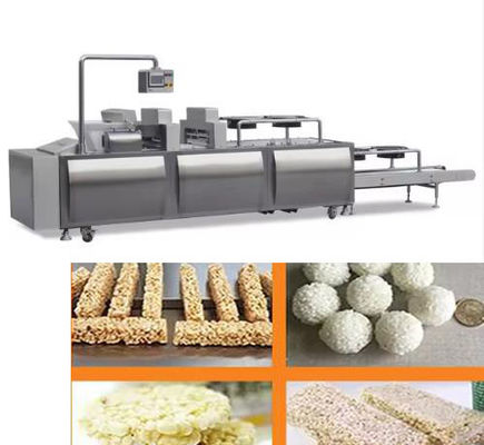 Kẹo bánh gạo, máy ép gạo / Dây chuyền sản xuất ngũ cốc Thép không gỉ 304