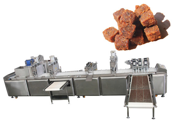400kg / giờ Máy xử lý xúc xắc thịt chó Màn hình cảm ứng PLC