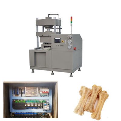 Điều khiển PLC Dây chuyền sản xuất thức ăn cho vật nuôi bằng thủy lực để ép xương Rawhide