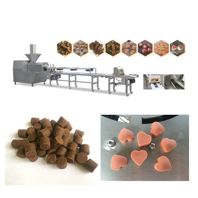 Chăm sóc răng mềm Máy đùn lạnh Dây chuyền chế biến thức ăn cho vật nuôi với màn hình cảm ứng