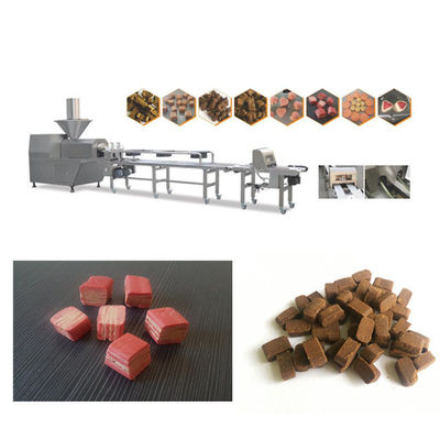 Chăm sóc răng mềm Máy đùn lạnh Dây chuyền chế biến thức ăn cho vật nuôi với màn hình cảm ứng