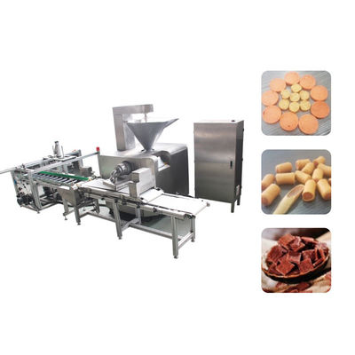 Máy thái miếng thịt giòn cho chó với bộ nạp khay tự động
