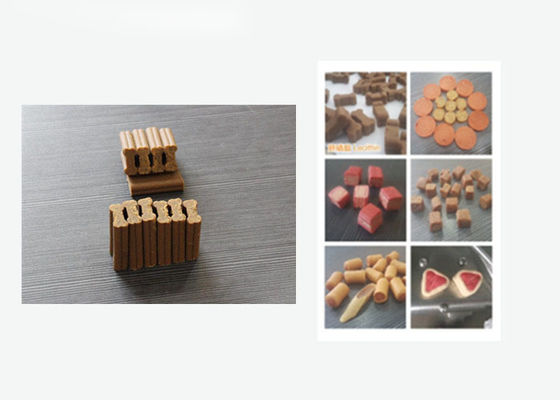 Thức ăn gia súc lộn xộn Jerky Snack Đối xử với máy có công suất 200-300kg / giờ