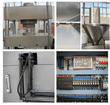 Năng suất cao Tự động hóa máy thức ăn cho chó để ép da / xương thô