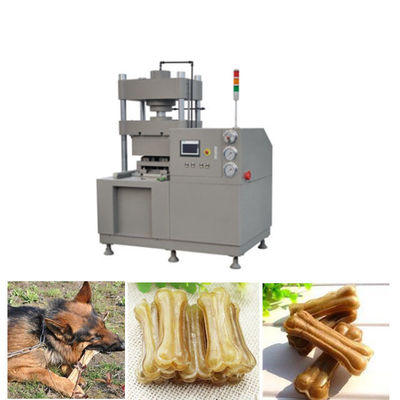 Năng suất cao Tự động hóa máy thức ăn cho chó để ép da / xương thô