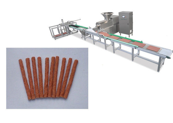 Hệ thống khay tự động Dây chuyền sản xuất thức ăn vật nuôi để chế biến dải thịt