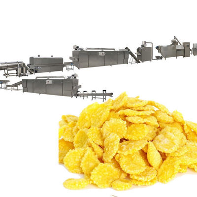 Dây chuyền chế biến bột ngô 300KG / H Dây chuyền sản xuất ngũ cốc ăn sáng