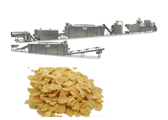 CE Corn Flakes Dây chuyền chế biến Puff Snack Bữa sáng Ngũ cốc ép đùn Động cơ Siemens