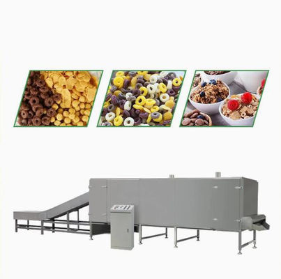 Tiết kiệm năng lượng và Máy đa chức năng Corn Flakes Processing Line / Making Machine