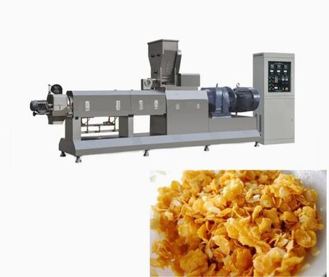 Thiết bị Ngũ cốc Ăn sáng Bắp Flakes 330kw Máy sấy Bắp Flakes 45x5x3m