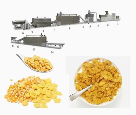 Thép không gỉ 304 ngũ cốc ăn sáng ngũ cốc ngô dây chuyền sản xuất