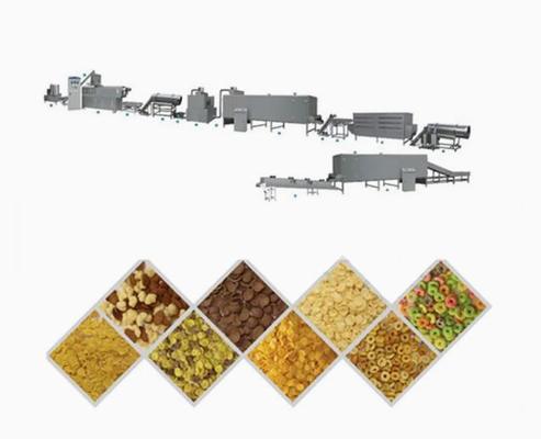 Dây chuyền chế biến ngũ cốc có công suất cao với hai máy đùn trục vít