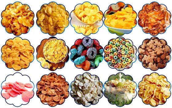 Bánh ngô giàu năng suất cao Máy làm thức ăn cho thực phẩm ngũ cốc
