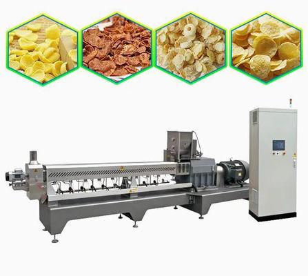 Bánh Ngô Ăn sáng Sản xuất Snack Line được trang bị Máy Đóng Gói