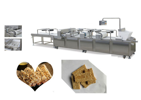 Dây chuyền cắt thanh ngũ cốc Granola bằng thép không gỉ 304 600kg / giờ