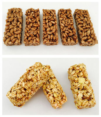 Máy làm ngũ cốc bằng thép không gỉ Dây chuyền sản xuất / Snack thanh phẳng Loại DRC-75
