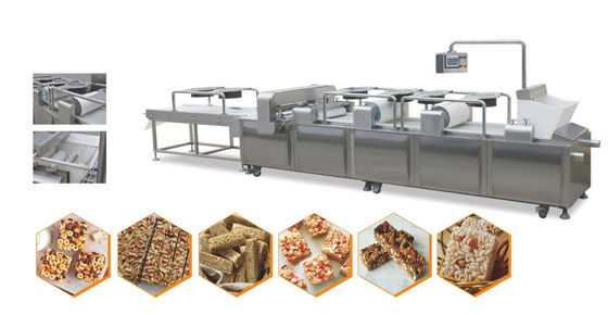 Lúa gạo nở gạo / ngày / Ngũ cốc Bar Making Machine SUS304 vật liệu