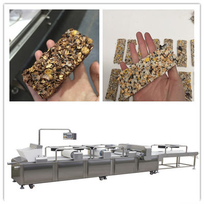 SS304 Chất liệu Quả quả kẹo thanh máy làm, máy thanh ngũ cốc bar maker