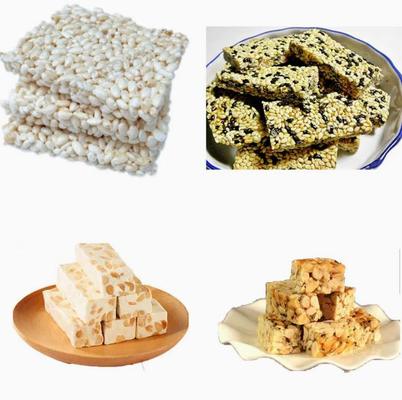 Máy làm ngũ cốc bằng thép không gỉ tự động, máy cắt thanh kẹo mè