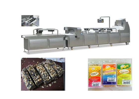 400-600kg / h Chai Nướng Rice Chikki Máy Thép Ngói 304