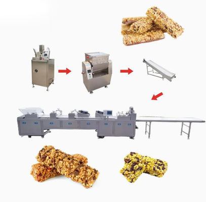 Máy làm thanh granola hạt & việt quất liên tục & tự động, điều khiển PLC Siemens