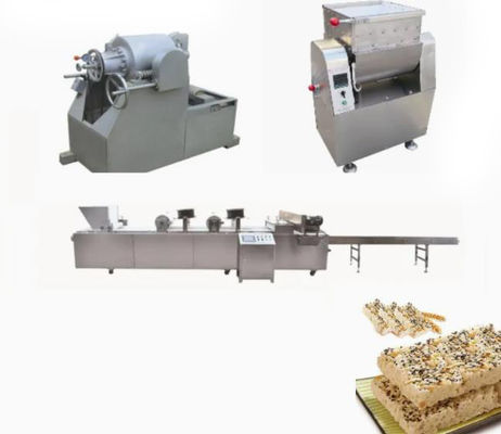 Snack ngũ cốc Bar Making Machine / liên tục và tự động làm máy đậu phộng