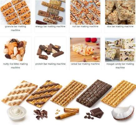 Chocolate Bar Cereal Bar Máy Làm cho Kẹo lạc với 1 bộ Phụ tùng